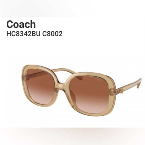 COACH Wildflower Milky Beige Sunglasses (discontinued) - Picture 2 of 8